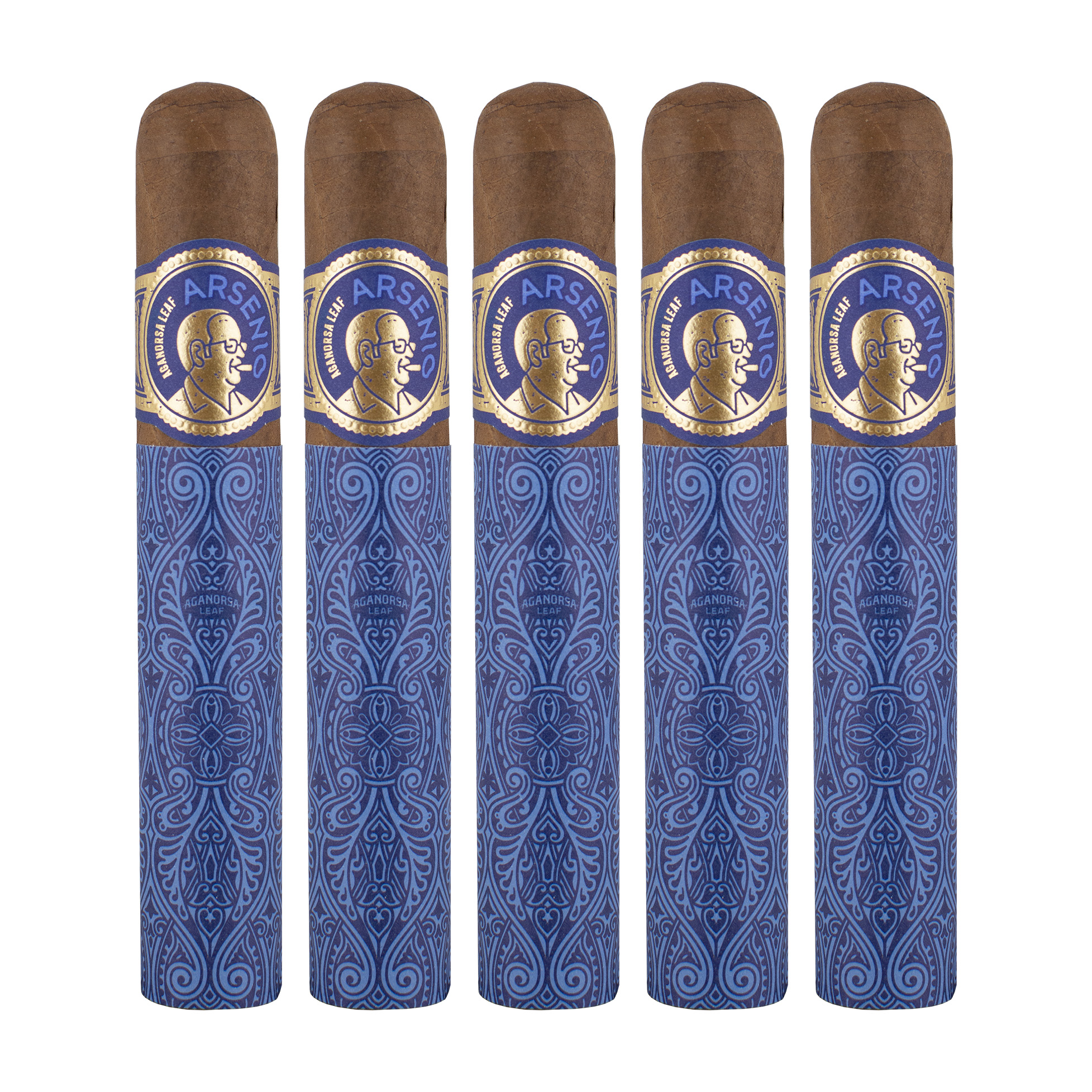 Aganorsa Leaf Arsenio Robusto Cigar - 5 Pack